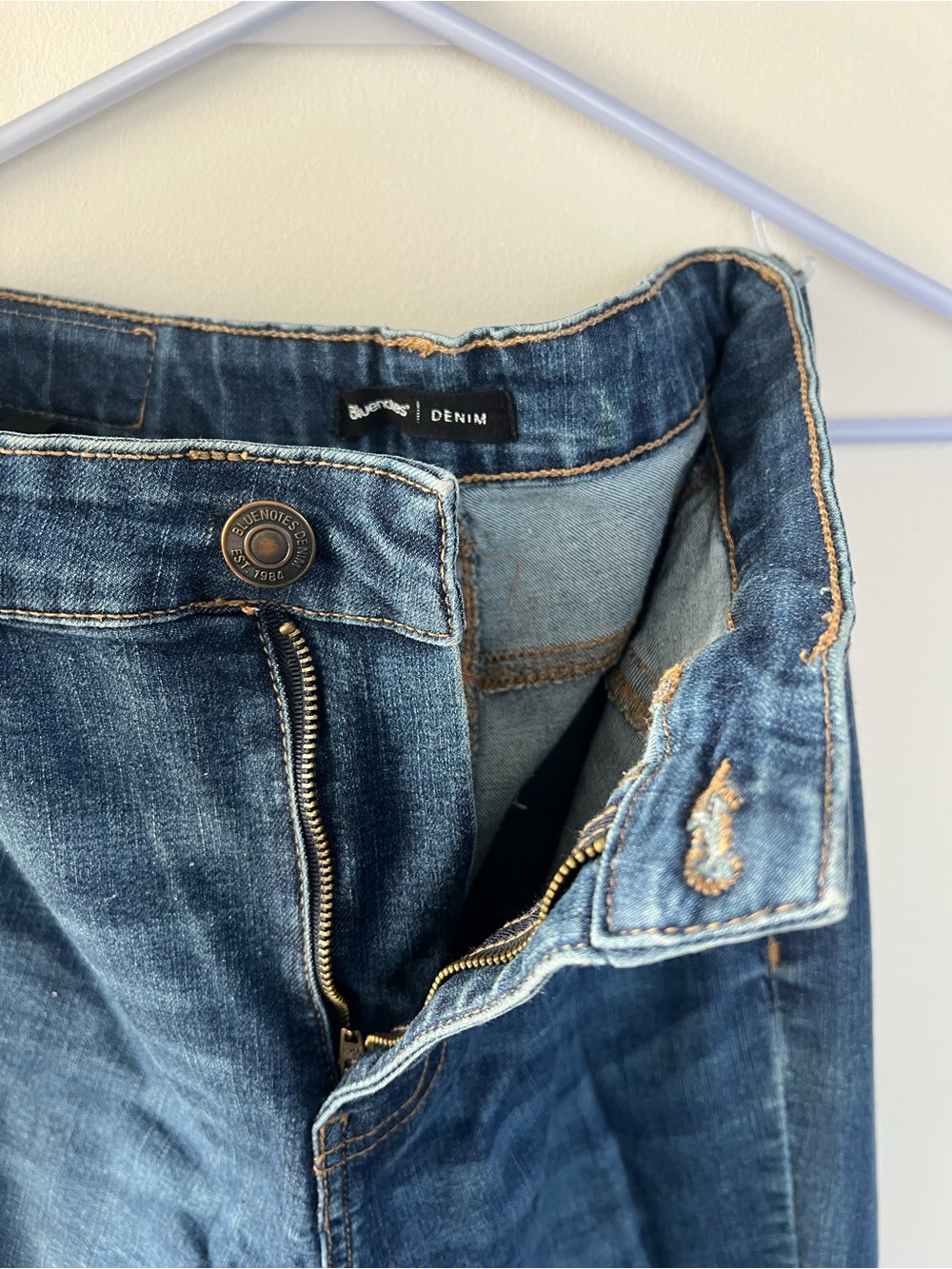 Women’s Dark Blue Flare Jeans - Picture 2 of 5